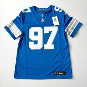 Detroit Lions Nike Mens Hutchinson 97 Jersey Vapor FUSE Sz M $175 MSRP Authentic